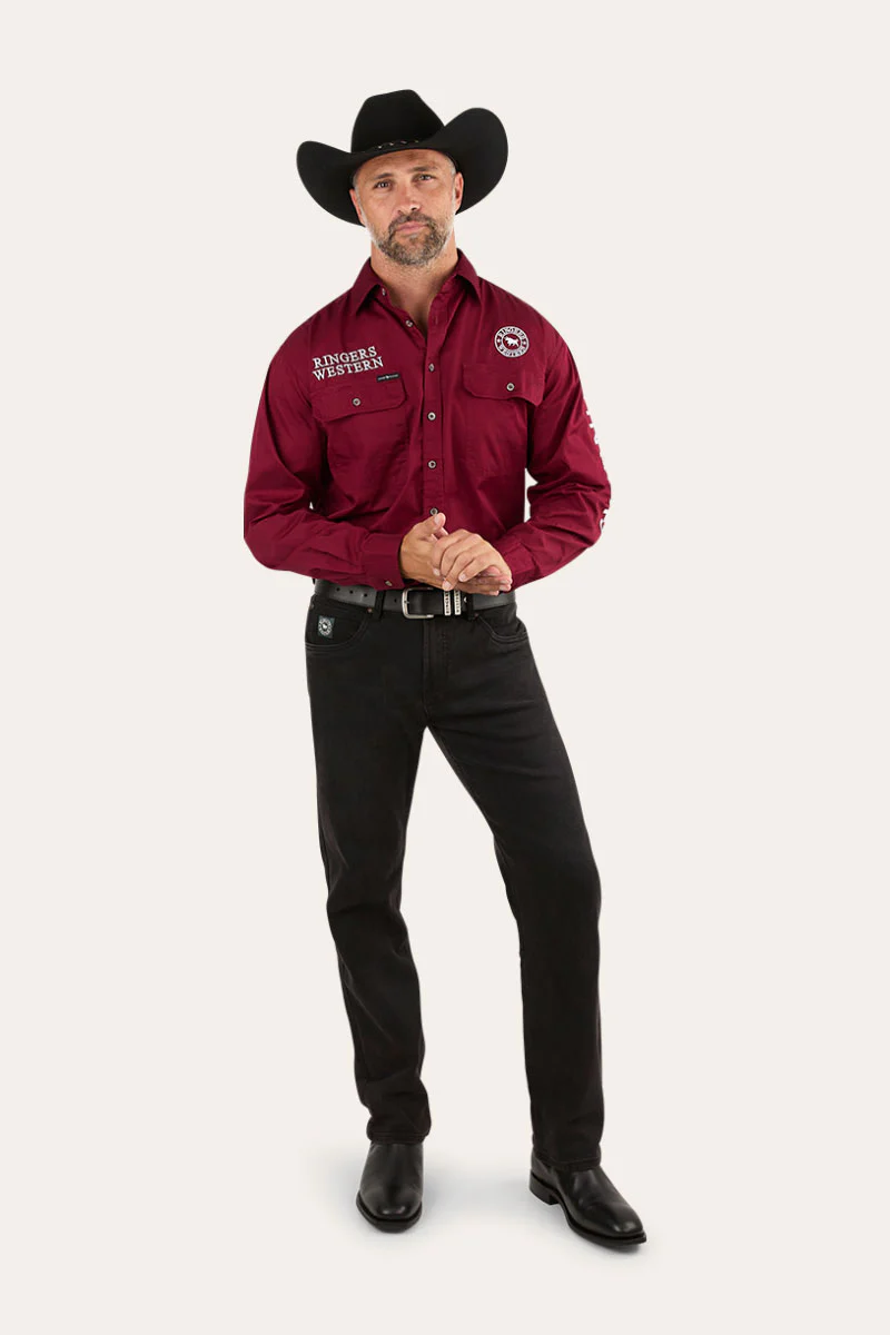 Hawkeye Mens Full Button Work Shirt - Image 38