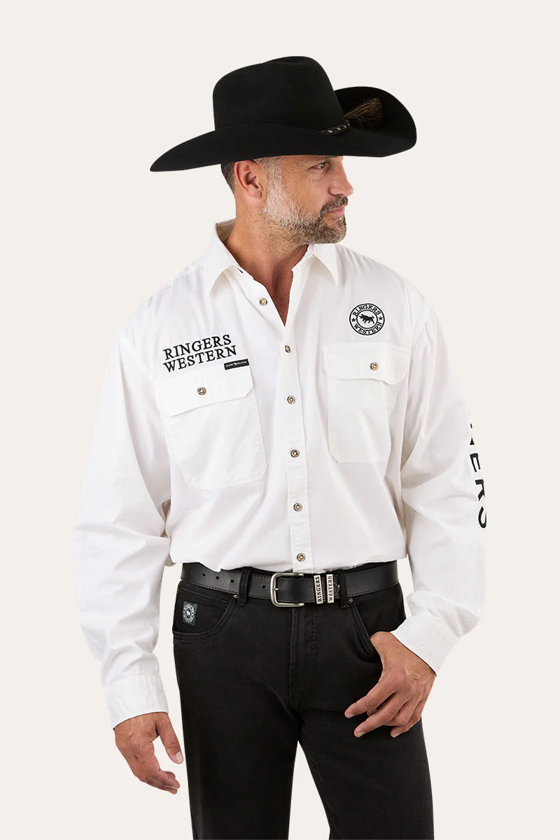 Hawkeye Mens Full Button Work Shirt - Image 76