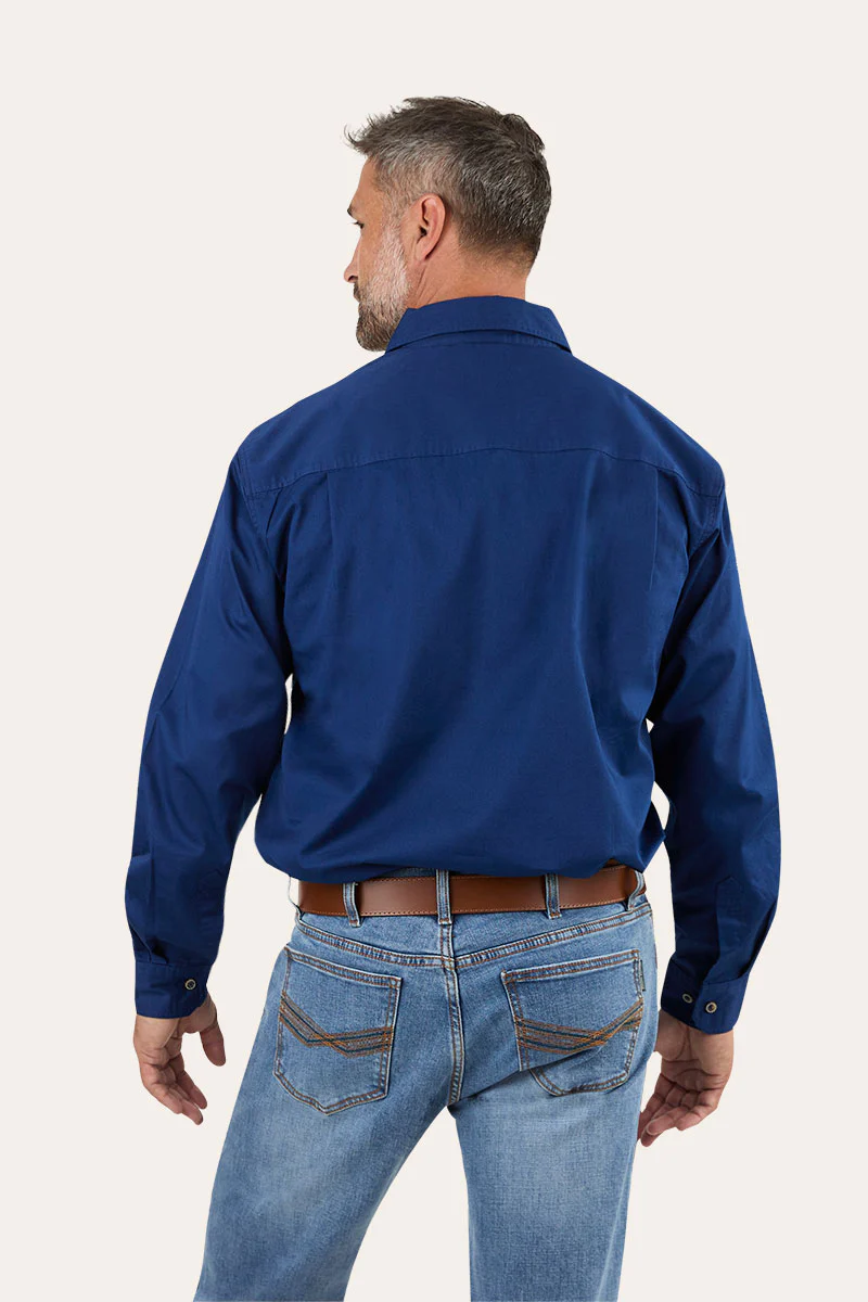 King River Mens Half Button Work Shirt - Image 72